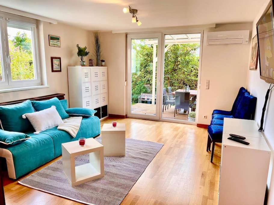 Schoene Wohnung Mit Eigenen Eingang Und Terrasse Gosseling Kültér fotó
