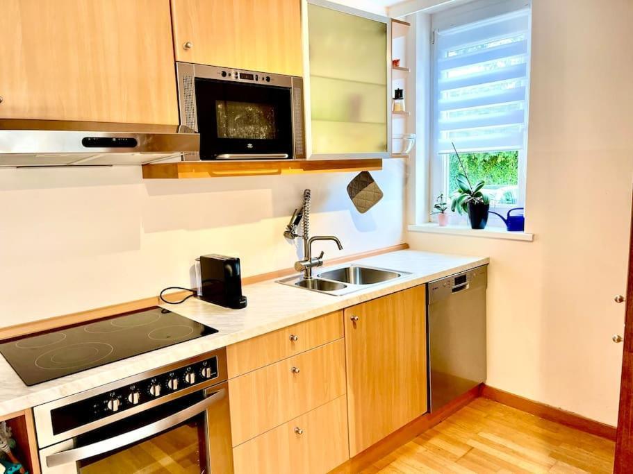 Schoene Wohnung Mit Eigenen Eingang Und Terrasse Gosseling Kültér fotó